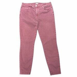 Wash Lab Pink Skinny Pants